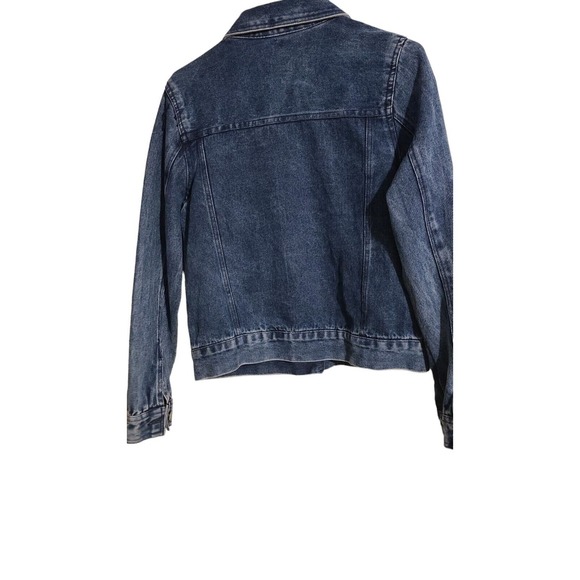 LIVE 4 TRUTH Denim Jacket Womens M Blue Button - Picture 2 of 5